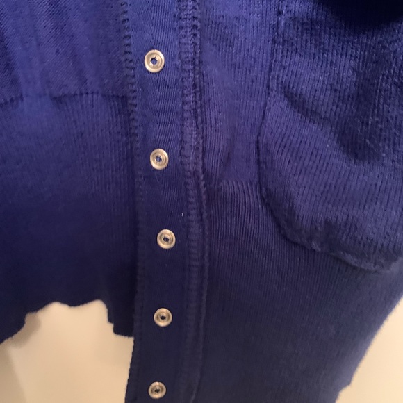 Bright Royal Blue Snap-button Cardigan (Med) - Picture 5 of 11